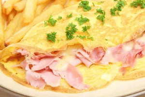 Omelette Jamón y Queso