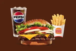 Combo Whopper Doble con Queso
