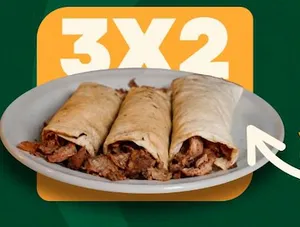 3x2 Tacos árabes