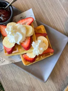 Waffles preparados