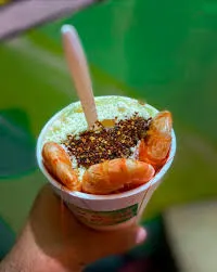 Esquites de camarón con Fritura