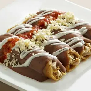 Combo Enfrijoladas 5 piezas + Postre GRATIS