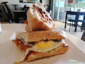 Tecolota con Huevo