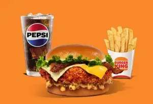 Combo 3 Quesos y Tocino Crispy King