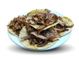 Orden de tacos Oriental con queso
