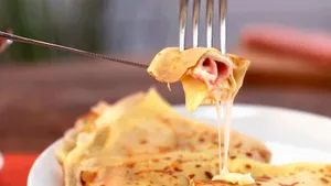 Crepa Salada de Jamón con Queso