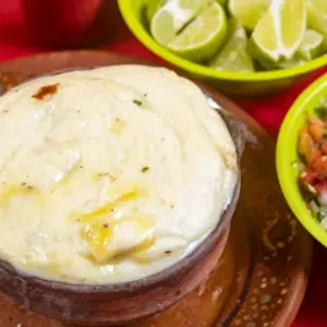 Queso Fundido con Carne Arabe