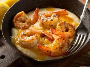 Queso Fundido con Camarón