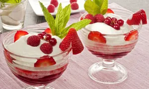 Fresas | Yogurt Natural