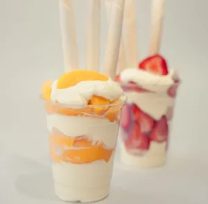Duraznos con Crema