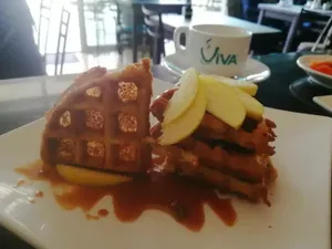 Waffle Manzana y Canela