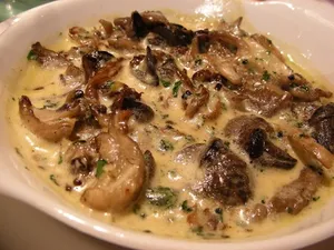 Bistec con champiñon