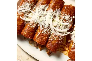 Enchiladas con Sirloin