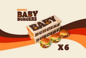 Baby Burgers 6 piezas