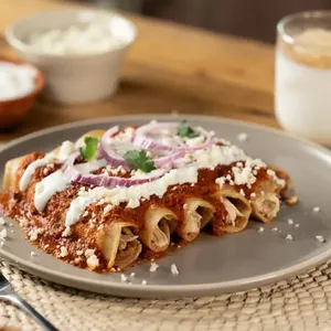 Enchiladas con Arrachera