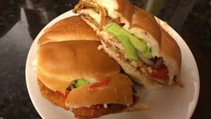 Torta de milanesa de pollo