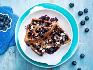 Waffle Azul