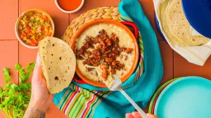 Queso fundido chori-queso