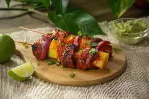 Brocheta al Pastor Asada