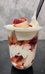 Fresas con crema