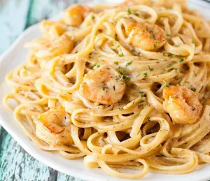 Spaghetti con Camarón