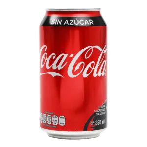 Coca Cola Sin Azúcar 355 ml