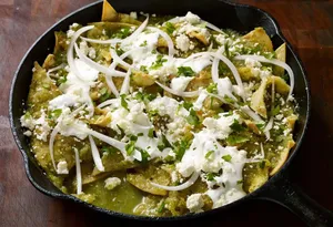 Chilaquiles con Pastor