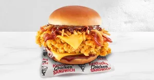 Kentucky Chicken Sandwich BBQ Bacon