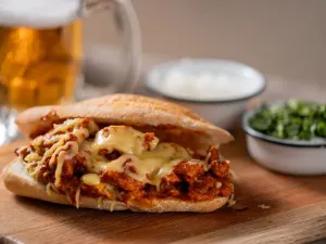 Torta al pastor con queso